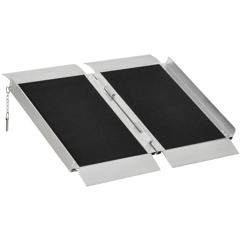 Web Based Skidproof Portable Wheelchair Ramp For Home, Steps, Doorways, Carpeted Foldable Handicap Ramp, Threshold Ramp