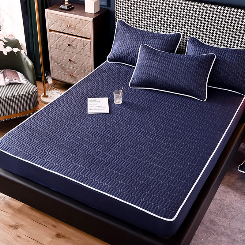 Web Based Quilted And Thickened All-inclusive Dust-proof Single-piece Fitted Sheet