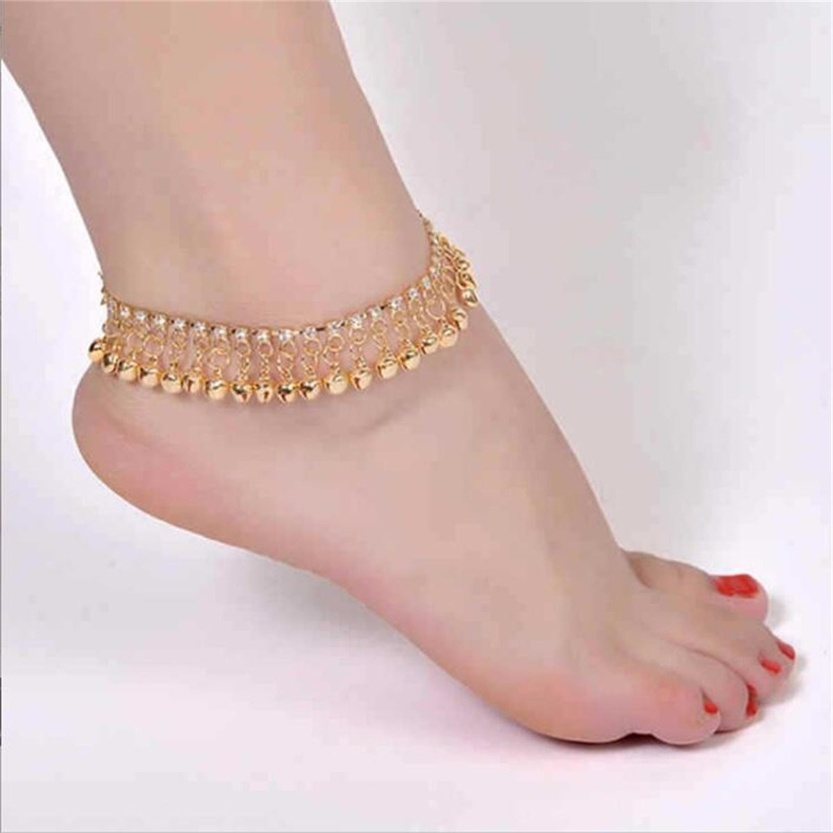 Wbs Retro Ethnic Style Beach Leisure Street Shooting Personality Anklet