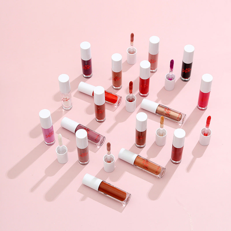 Web Based Solid Jelly Lipstick Crystal Lip Balm Water Wave Mirror Lip Gloss Long Lasting Moisturizing Lip Glaze Lip Care Makeup