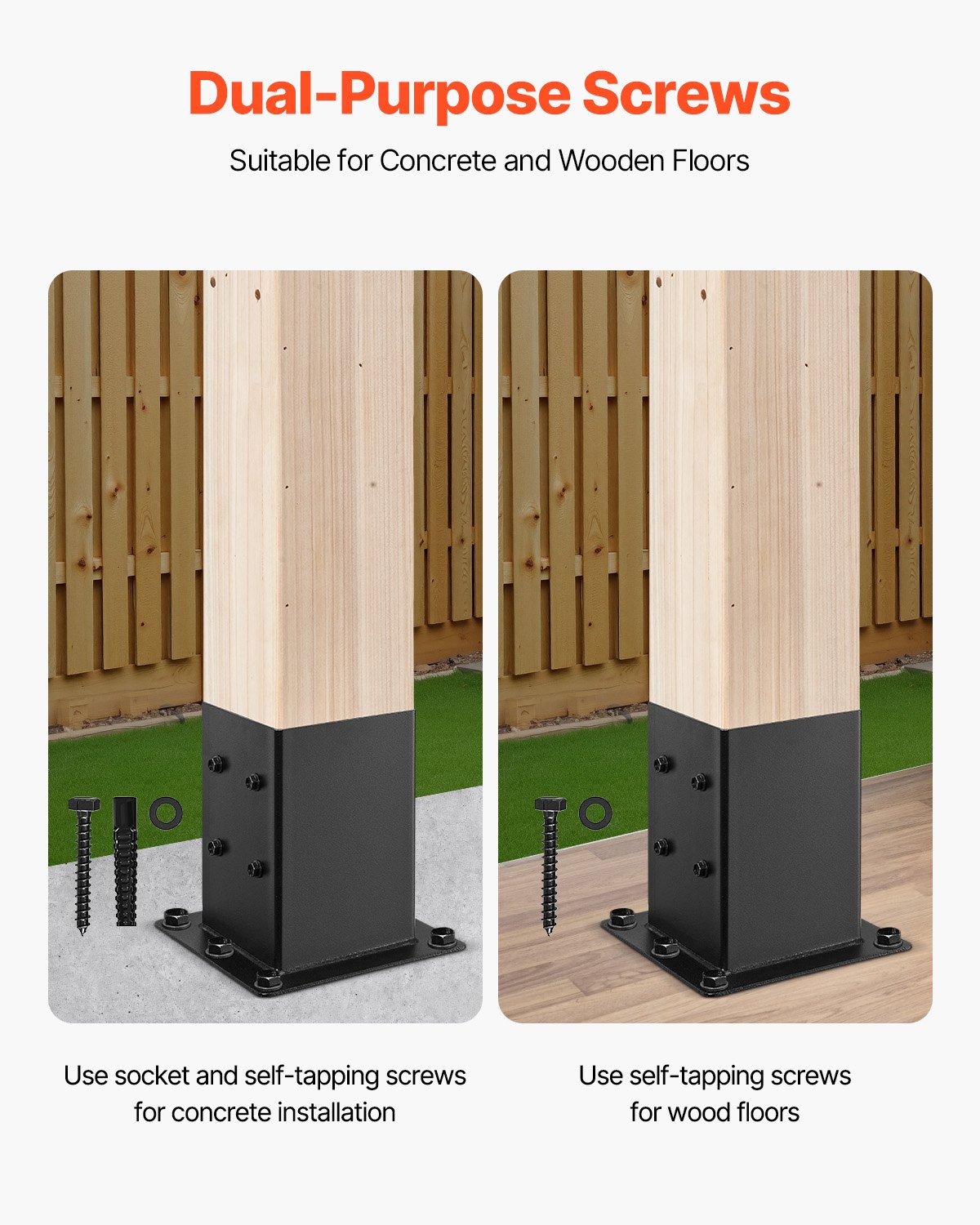 Web Based 4 Pack 6x6 P4 Pack 6x6 Post Base Brackets Inner Size 5.6x5.6 Inch Wood Fence Post Anchorost Base Brackets Inner Size 5.6x5.6 Inch Wood Fence Post Anchor