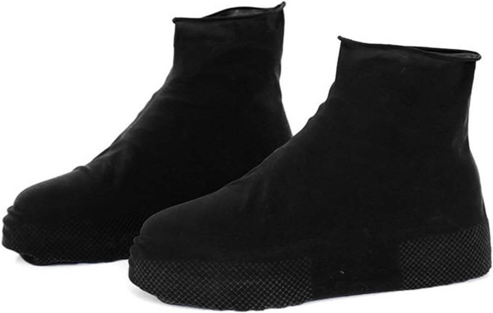 Webbased Black Rain Boots Come In A Classic Solid Black Color For Added Coolness. Made Of Waterproof Material, It Is Of Good Quality, Non-slip And Wear-resistant, And Accompanies You When You Go Out