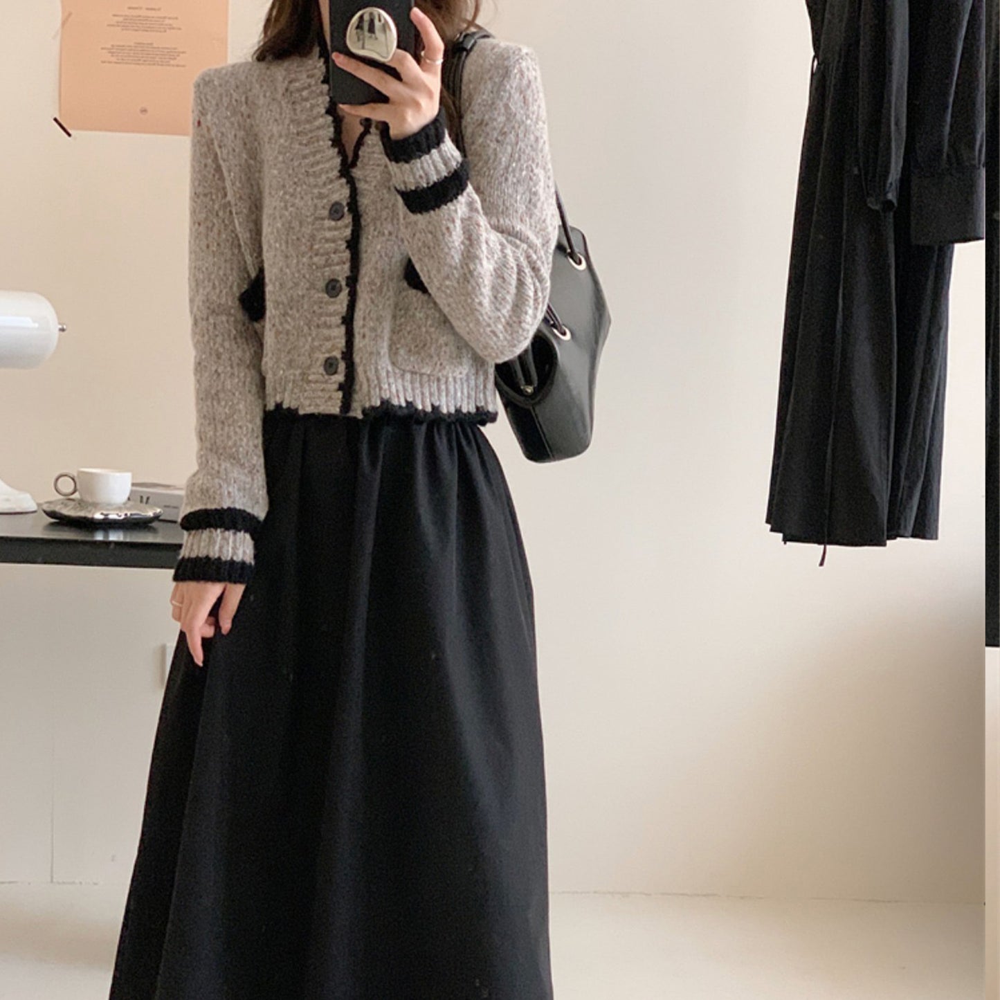 Web Based French Style Sweater Cardigan, Women's Spring Knitted Sweater, Kintted Top, Knitwear, Spring Clothing, Womens Clothing