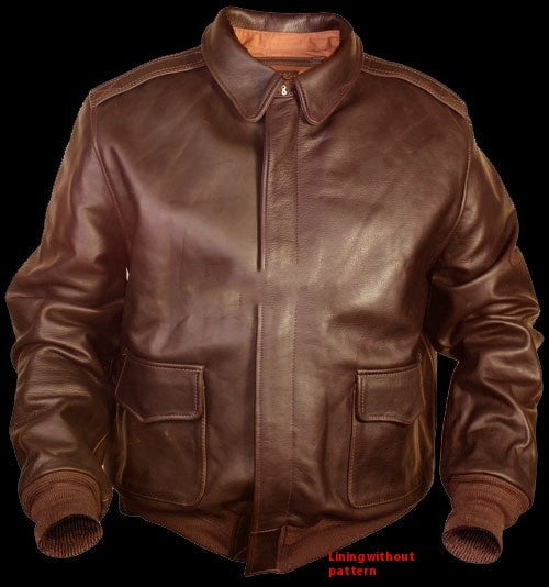 Webbased  Retro Oversized US Air Force Fur Leather Coat
