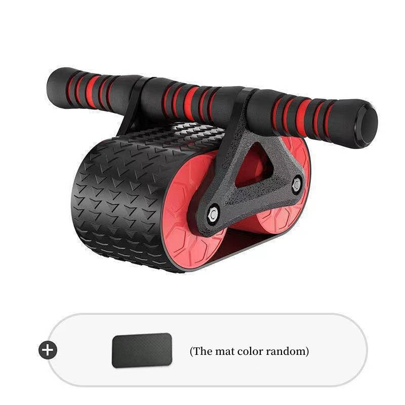 Webbased Double Wheel Abdominal Exerciser Women Men Automatic Rebound Ab Wheel Roller Waist Trainer Gym Sports Home Exercise Devices