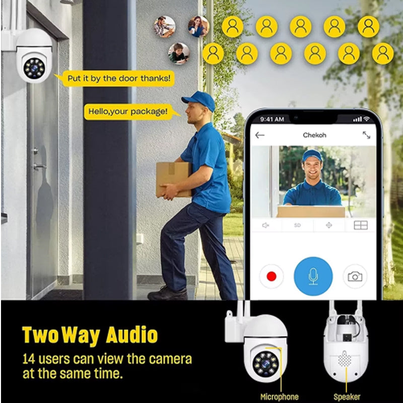 Web Based 1080P WiFi Home Security CCTV Camera With Night Vision 2.4GHz 2.4G Surveillance Camera 1080P WiFi Home Security CCTV Camera With Night Vision 2.4GHz Indoor PTZ WiFi Camera