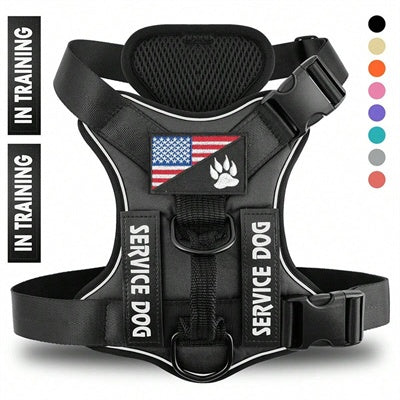 Web Based Reflective Breathable Solid Color Polyester Dog Strap