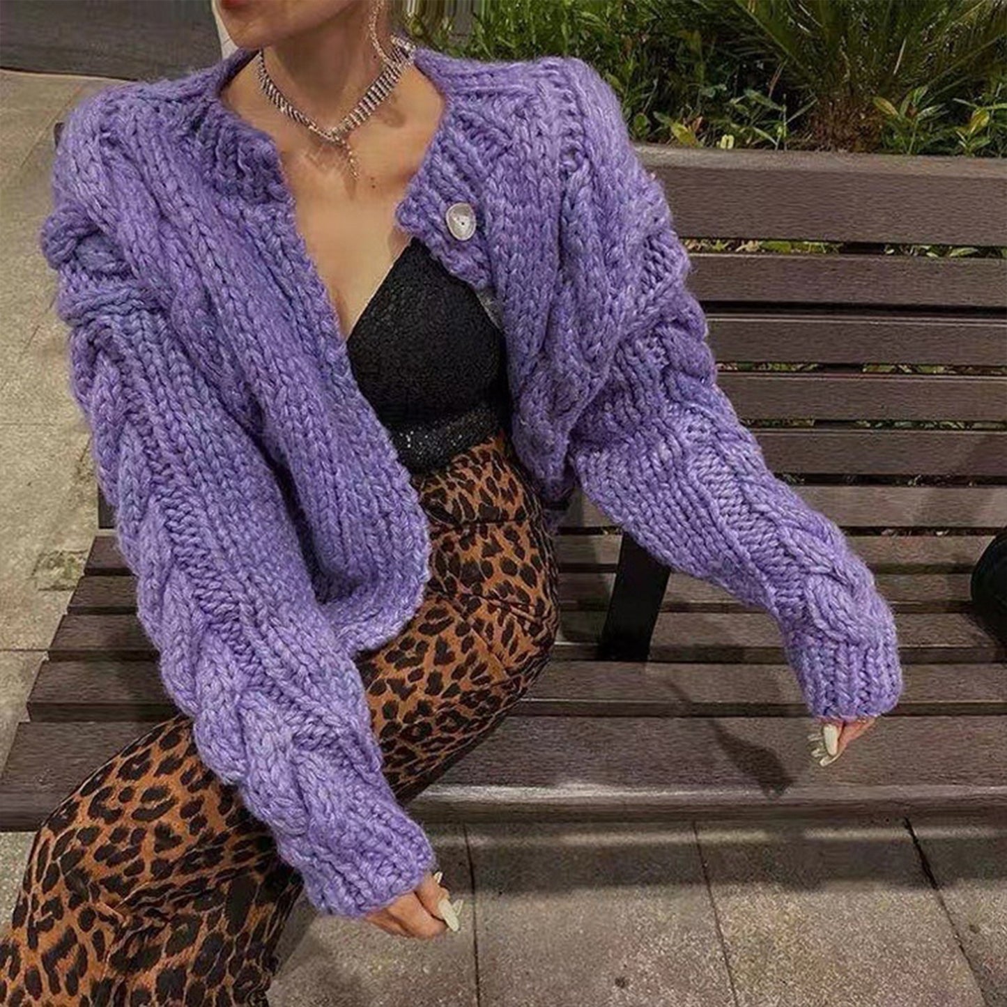 Web Based Knitted Sweater Women's Mohair Wool Loose Cardigan Jacket, Knit Top, Handmade Clothing, Gift For Women, Hand-knit Outfit
