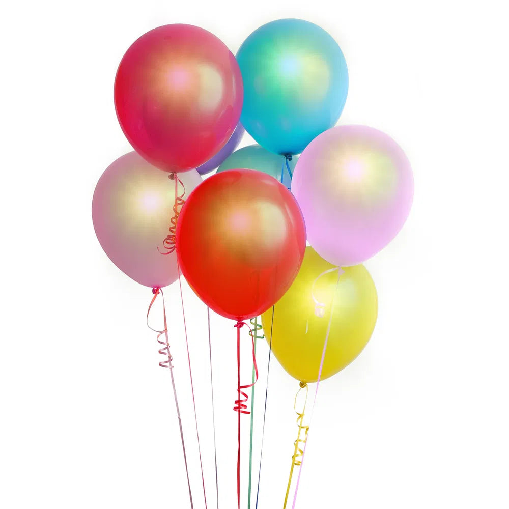 Web Based  Color LED Balloons Six Per Pack