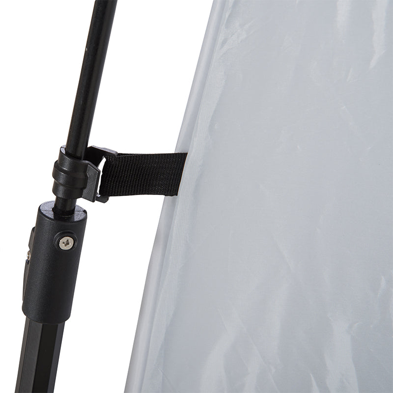 Web Based Two Room Pop Up Shower Tent with Shower Bag, Floor and Carry Bag, Blue