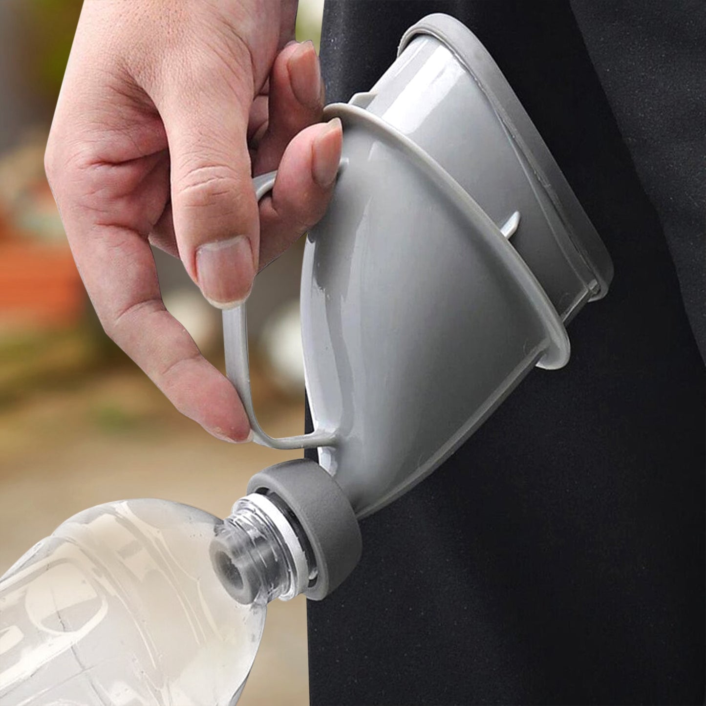 Web Based Unisex Potty Pee Funnel Emergency Urinal Device Portable Male Female Toilet For Car Camping Travel Outdoor