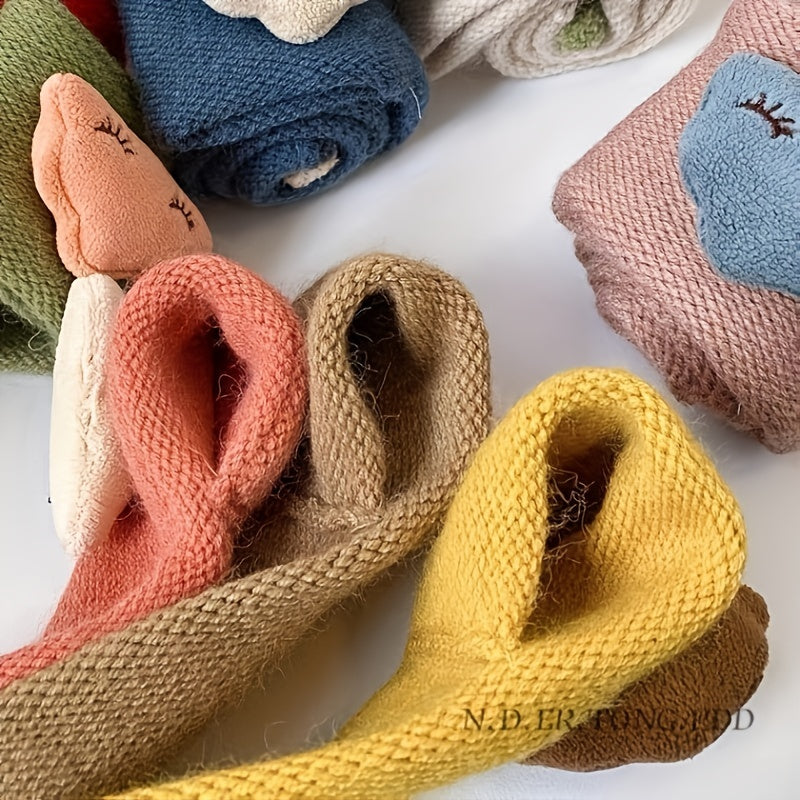 Web Based Children's Scarf, Girls Warm Knitted Scarf, Cute Cloud Neck Scarf For Autumn And Winter Kids Scarf Soft Warm Knit Neck Warmer Winter Classic Scarf For Boys Girls