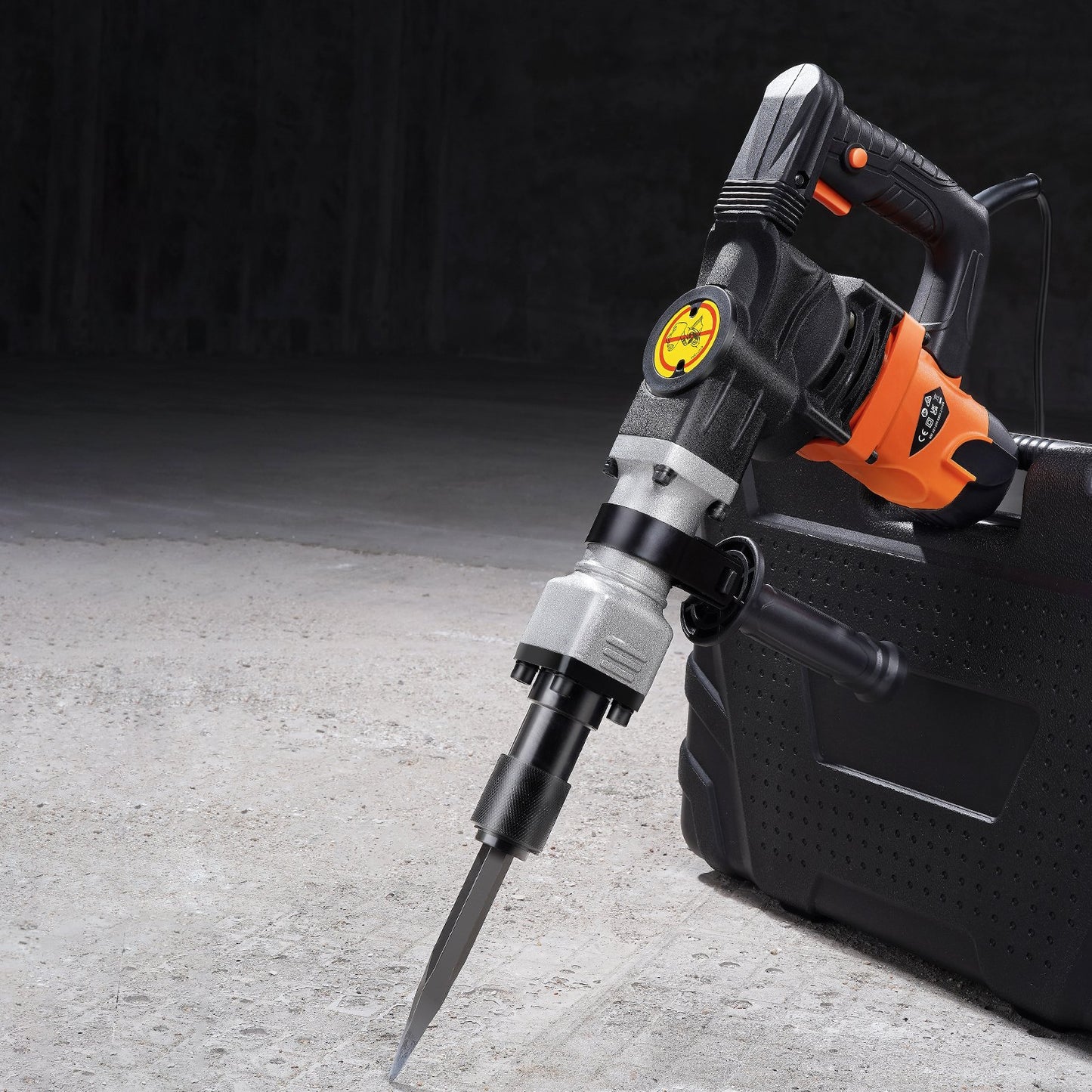 Web Based Demolition Jack Hammer Concrete Breaker 1400W Electric Hammer 2 Chisel Bit