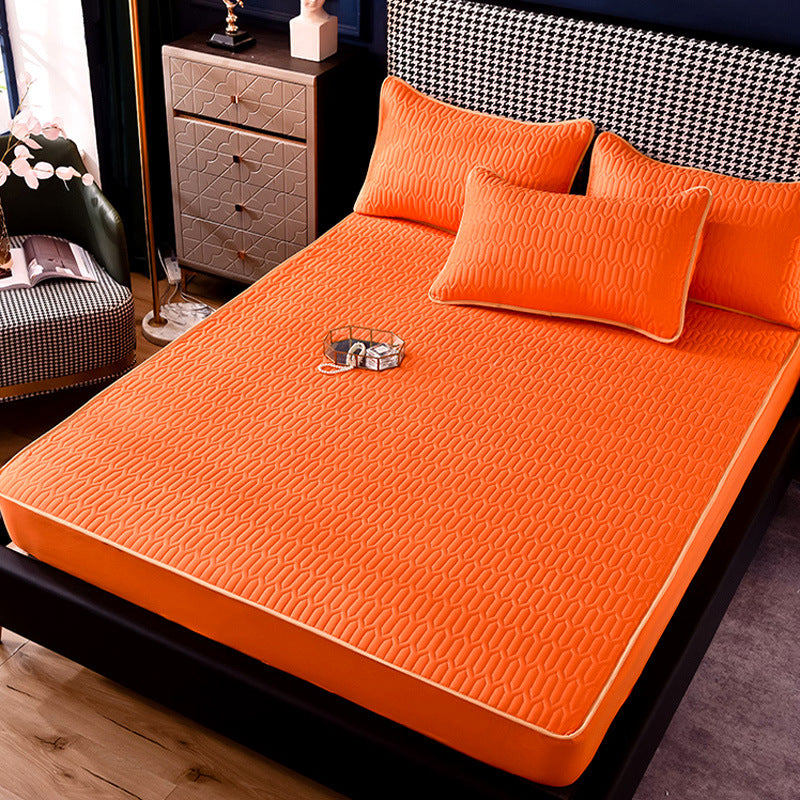 Web Based Quilted And Thickened All-inclusive Dust-proof Single-piece Fitted Sheet