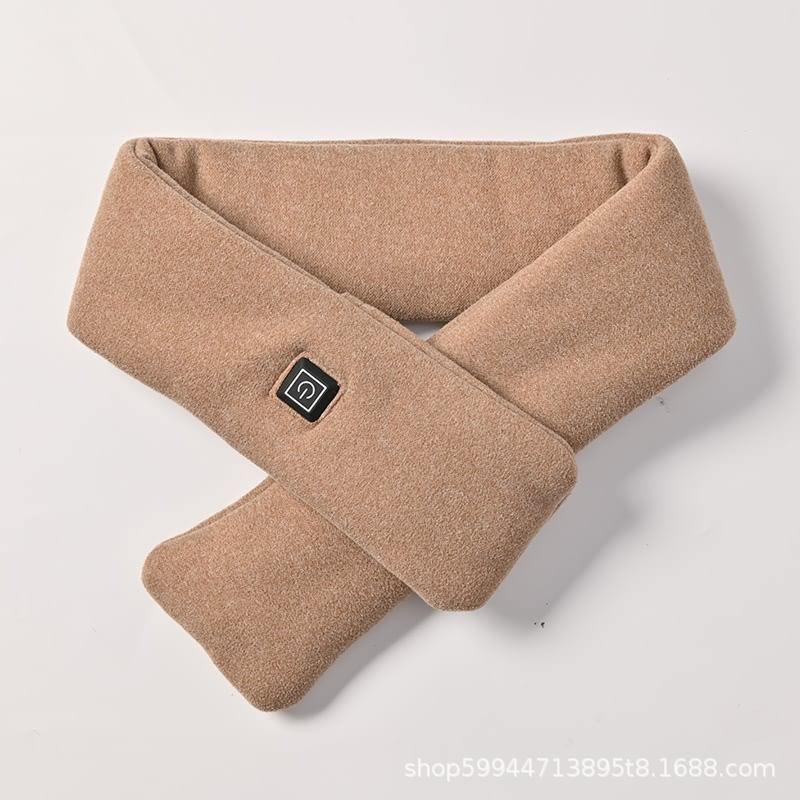 Web Based USB Women Men Heating Scarf Temperature Scarf 3 Gears Adjustable USB Charging Heat Control Neck Warmer For Cycling Camping USB Heated Scarf - Temperature Adjustable Heating Scarf