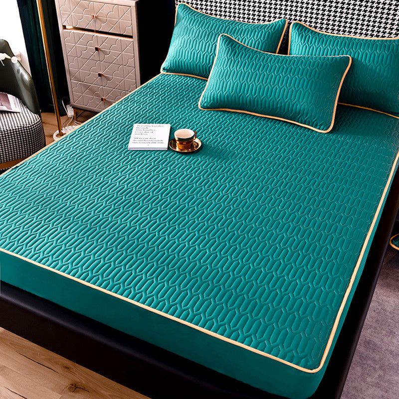 Web Based Quilted And Thickened All-inclusive Dust-proof Single-piece Fitted Sheet