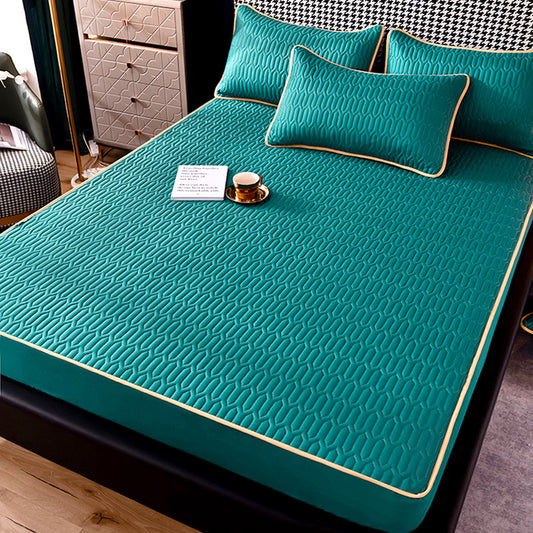 Web Based Quilted And Thickened All-inclusive Dust-proof Single-piece Fitted Sheet