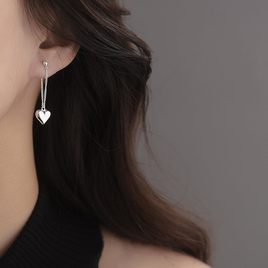 Web Based Retro Fashion Elegance Stud Earrings Back Hanging Earrings
