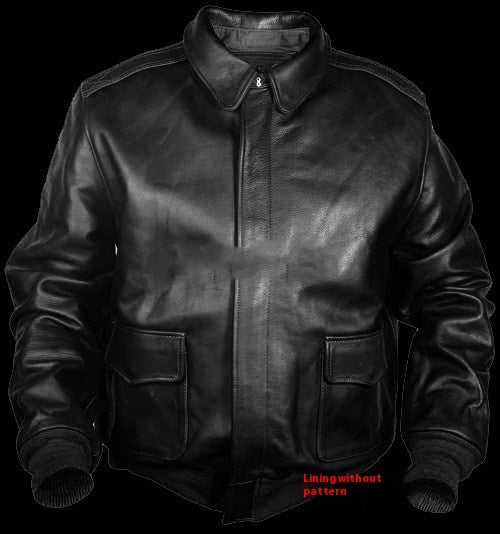 Webbased  Retro Oversized US Air Force Fur Leather Coat