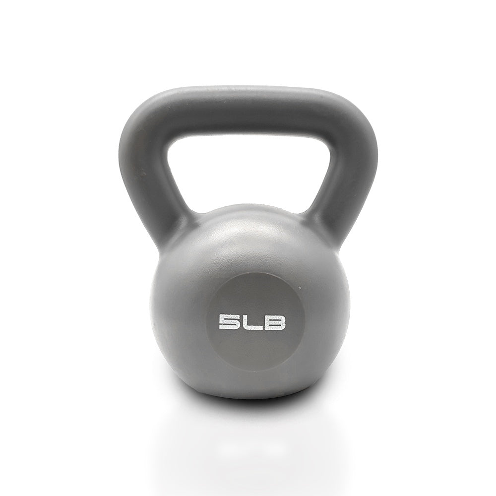 Web Based 5lbs Kettlebell Set, Strength Training Kettlebells Weight Set For Women, Vinyl Coated Kettle Bell For Home Gym Workout Weight Lifting Equipment, Comfortable Grip Wide Handle Weights