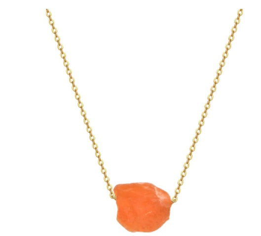 Web Based  Stone Crystal Pillar Tree Of Life Pendant Ins Fashion Necklace