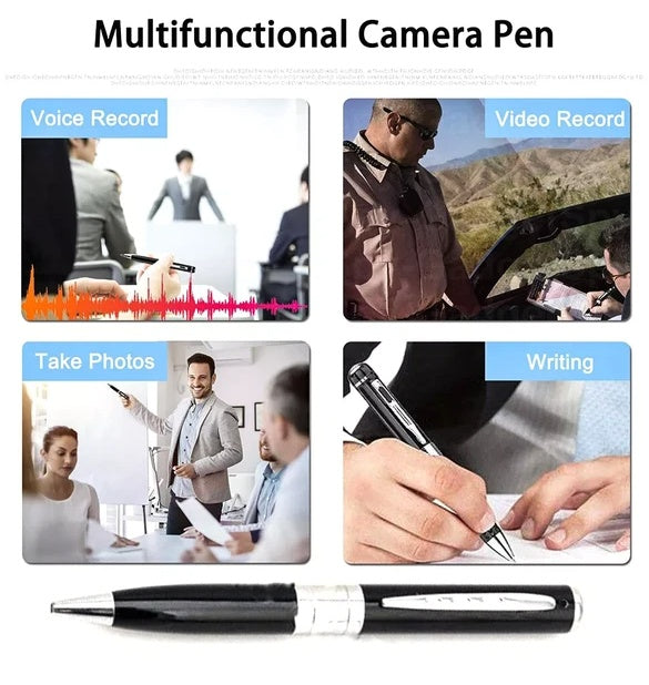 Web Based Pen Camera Cam Mini Hidden Pocket Audio Video Recorder DVR Security 1080P HD USA