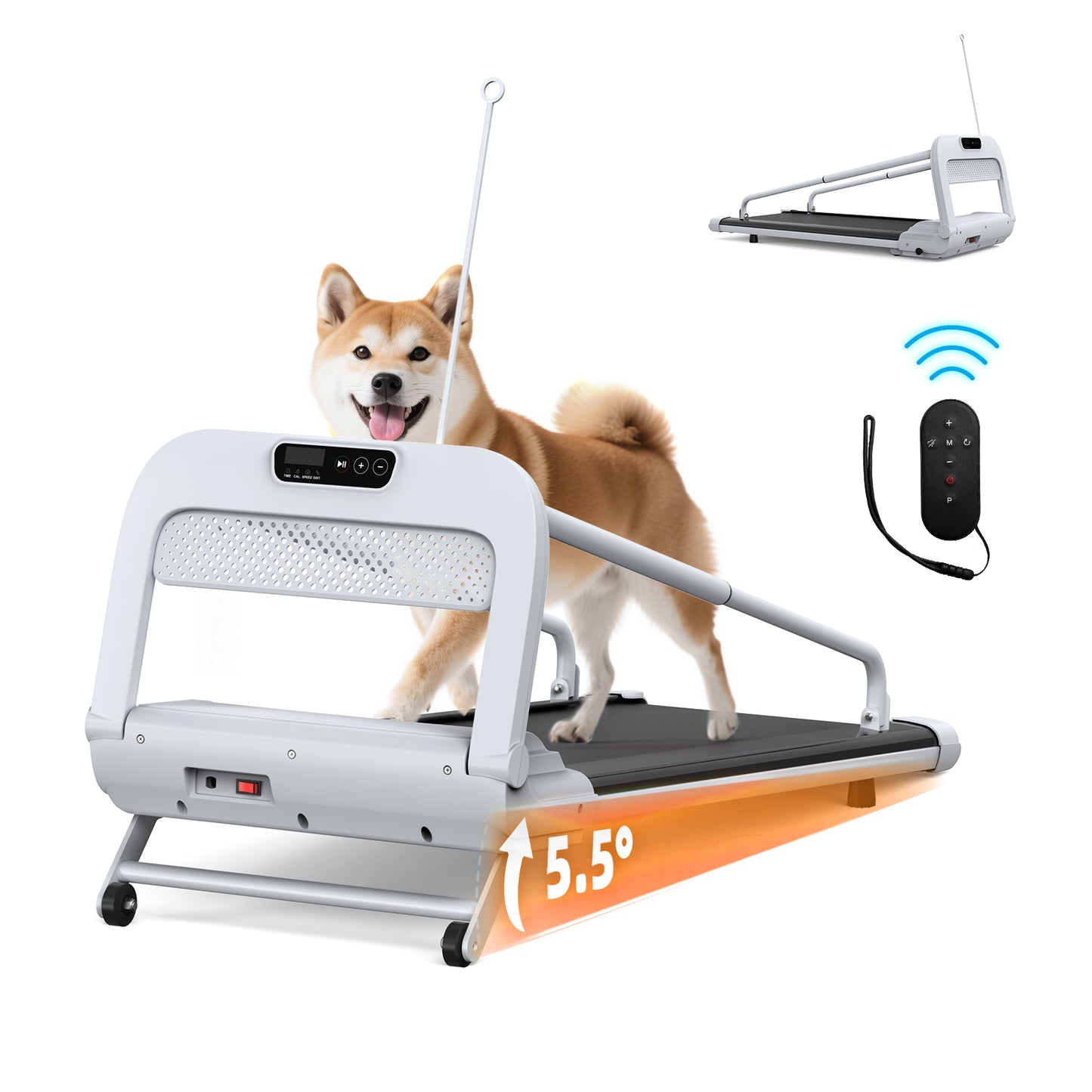 Web Based New Quiet Smart Pet Treadmill, Adjustable Speed, Perfect For Small Medium Dogs