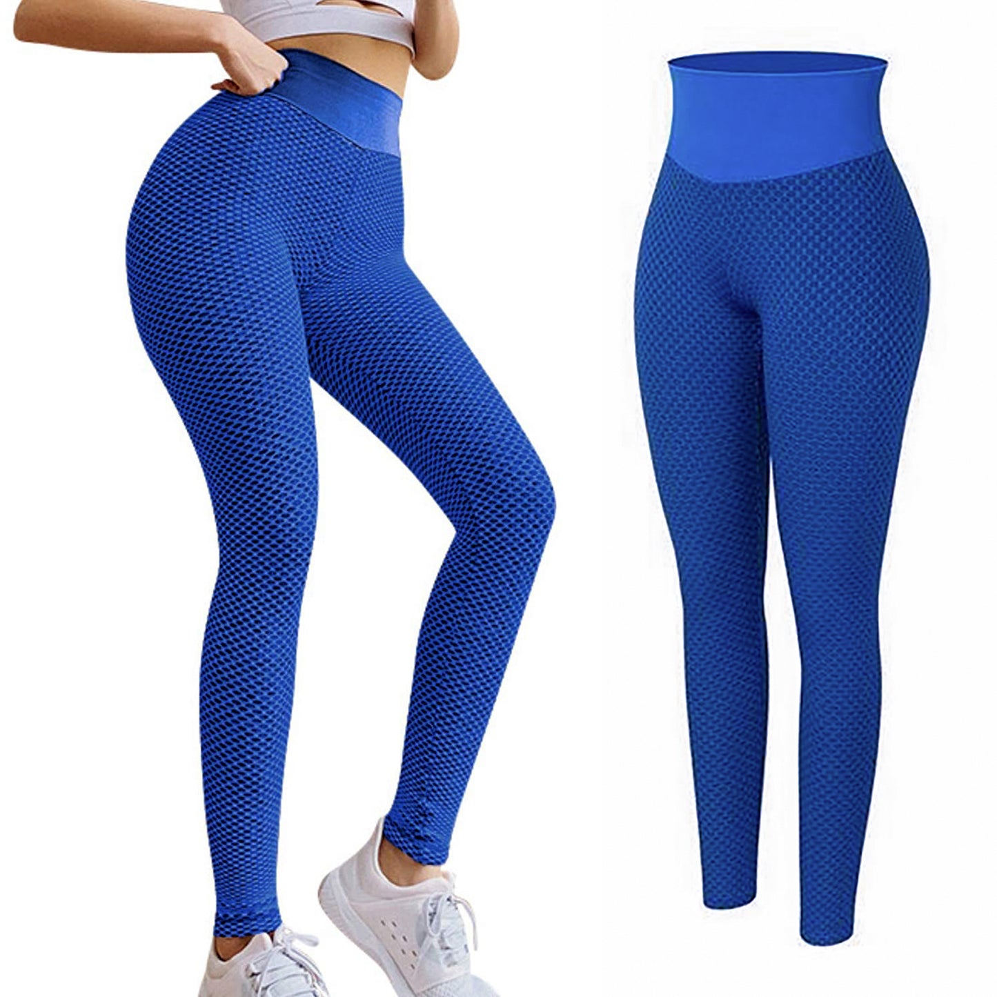 Web Based TIK Tok Leggings Women Butt Lifting Workout Tights Plus Size Sports High Waist Yoga Pants