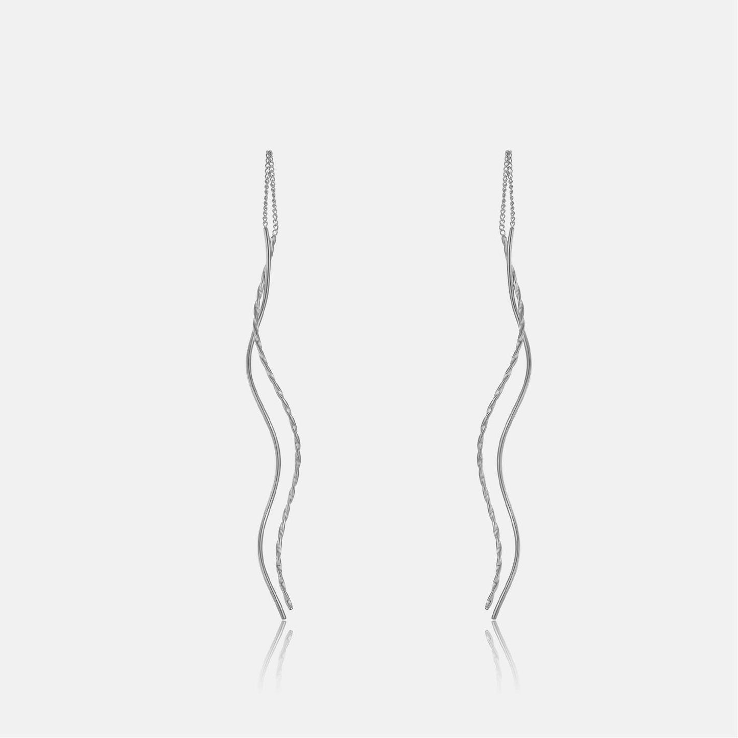 Web Based Women's Fashion Simple Style Long Tassel Earrings
