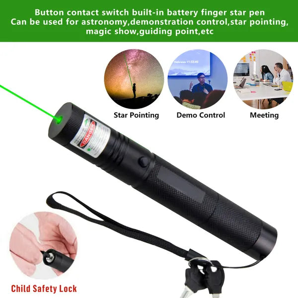 Web Based 2 Pack-Rechargeable 532nm Visible Beam Light Laser Green Laser Pointer Pen - Battery - Charger Set-Logistics Only For USPS. TK And TMEU Only For Self-pickup
