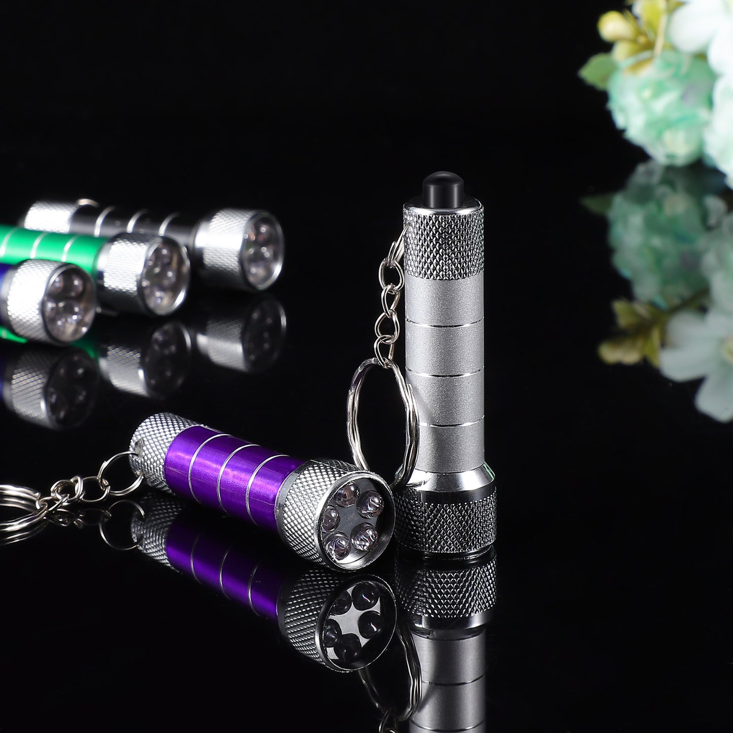 Web Based Mini Keychain Light Emergency Night Light Camping Flashlight Portable LED Torch Aluminum Keyring
