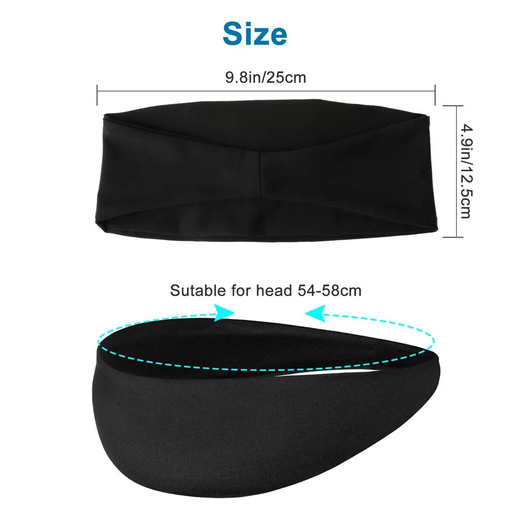 Web Based 3x Mens Women Sweat Sweatband Headband Stretch Sports Head Band Yoga Gym Running