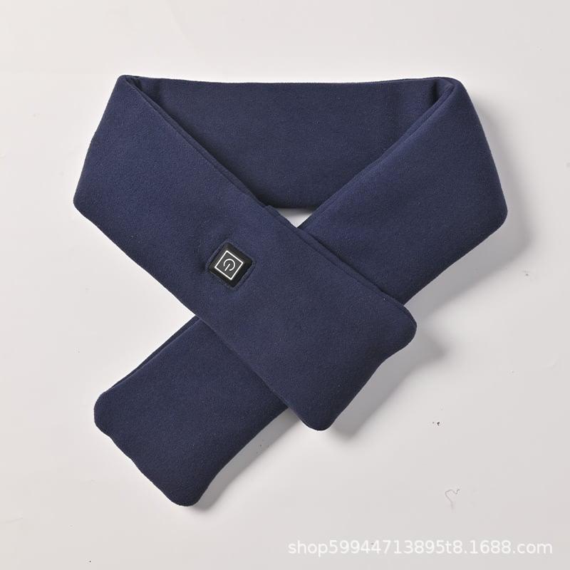Web Based USB Women Men Heating Scarf Temperature Scarf 3 Gears Adjustable USB Charging Heat Control Neck Warmer For Cycling Camping USB Heated Scarf - Temperature Adjustable Heating Scarf