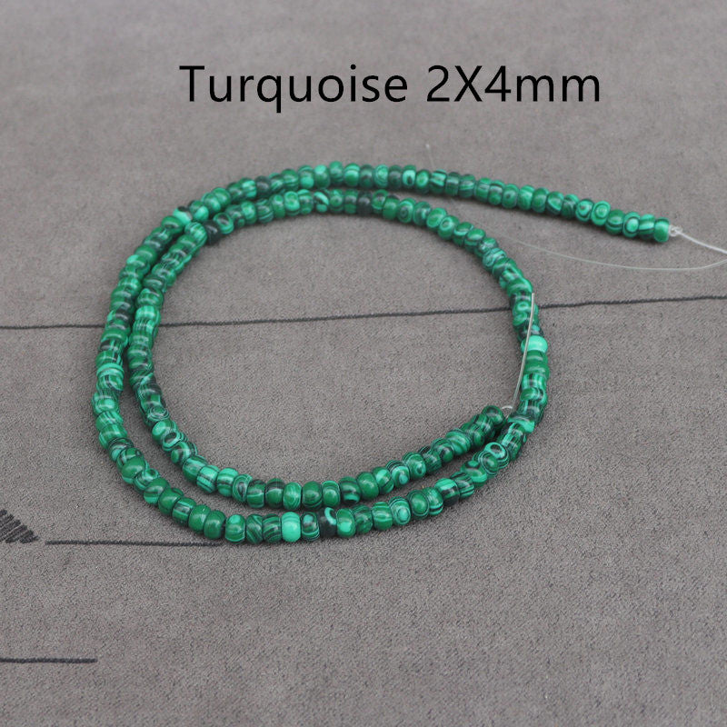 Web Based Natural Peridot Turquoise Powder Crystal Spacer Beads