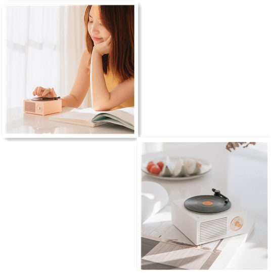 Web Based Wireless mini portable retro phonograph Bluetooth-compatible speaker