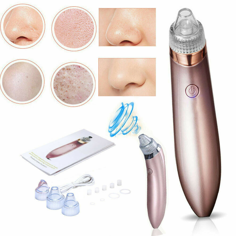 Web Based Blackhead Vacuum Pore Cleaner Acne Pimple Remover Strong Suction Tool Electric Blackhead Remover Pore Vacuum Suction Diamond Dermabrasion Face Cleaner