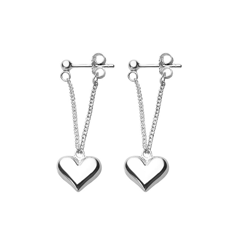 Web Based Retro Fashion Elegance Stud Earrings Back Hanging Earrings