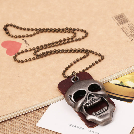 Web Based Fashionable Korean Long Alloy Necklace