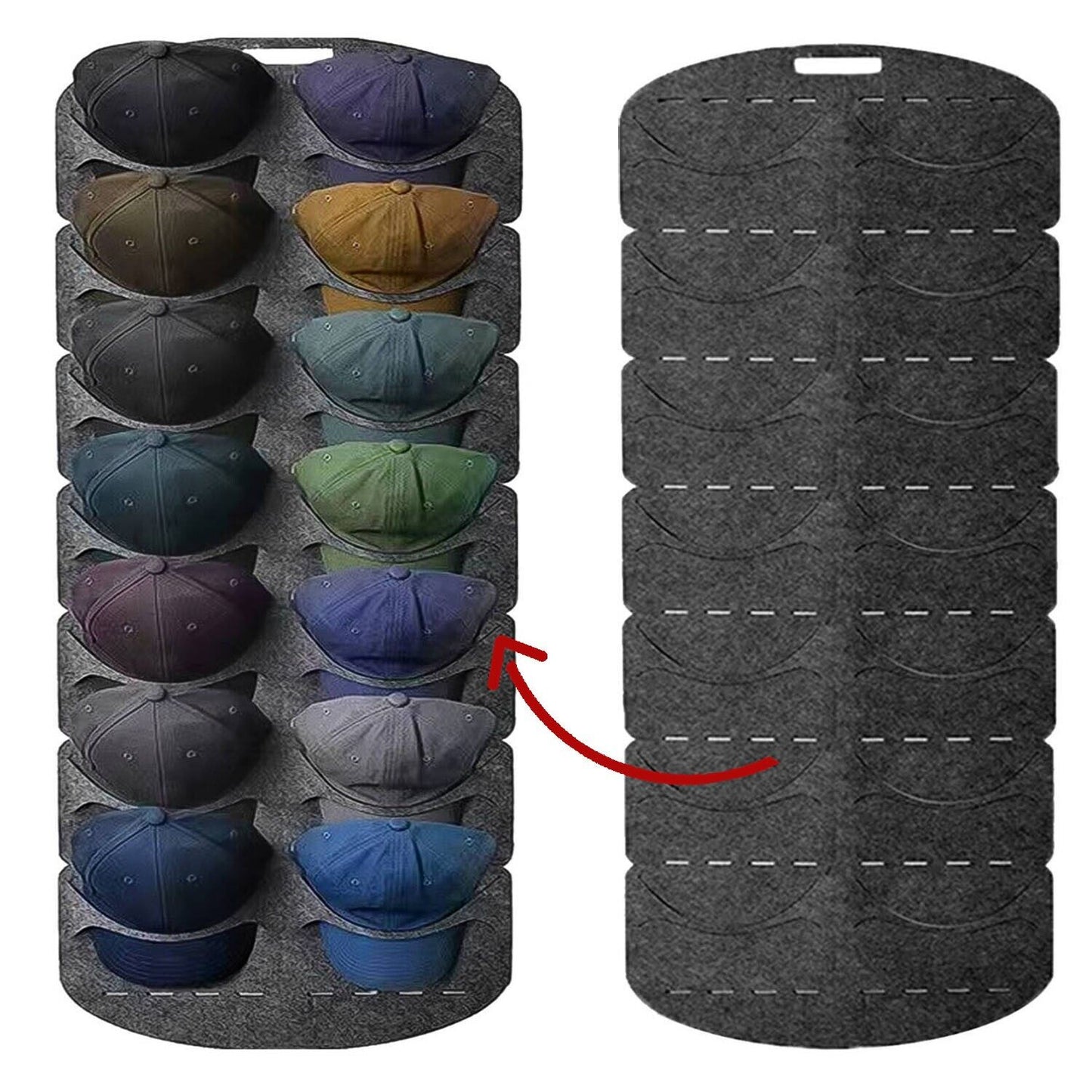Web Based Hat Rack Organizer Baseball Holder Storage Cap Hanger Door Wall Coat Caps Stands
