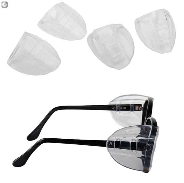 Webbased 2 Pairs Side  For Eye Glasses Slip On Safety Glasses Shield Universal US