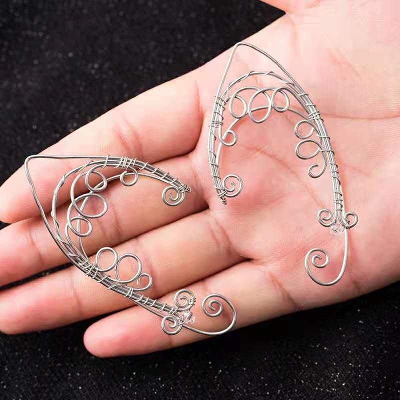 Web Based European And American Retro Pure Handmade Elf Ear Clips