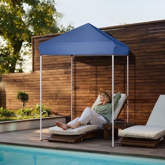 Web Based 5X5ft Blue, Outdoor Awning, Foldable