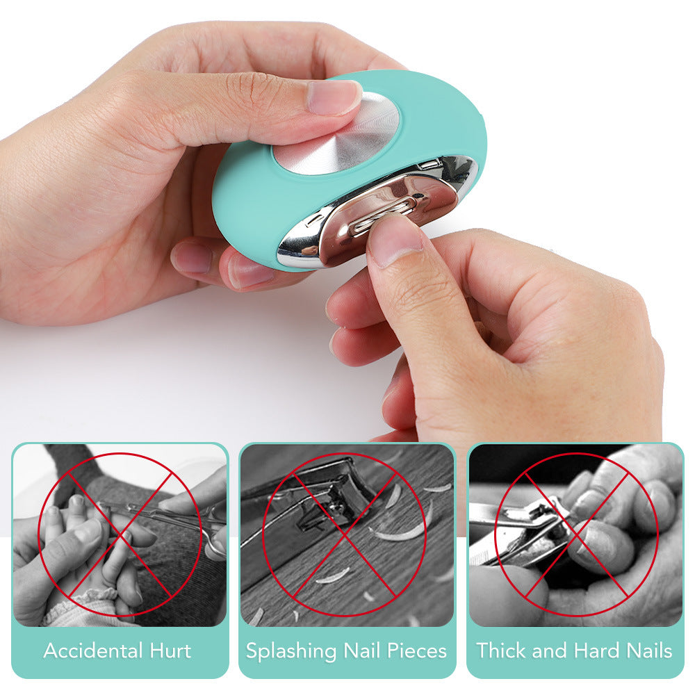 Web Based Electric Manicurizer Nail Clipper Polisher Baby Nail Scissors New Intelligent Automatic Manicure Device