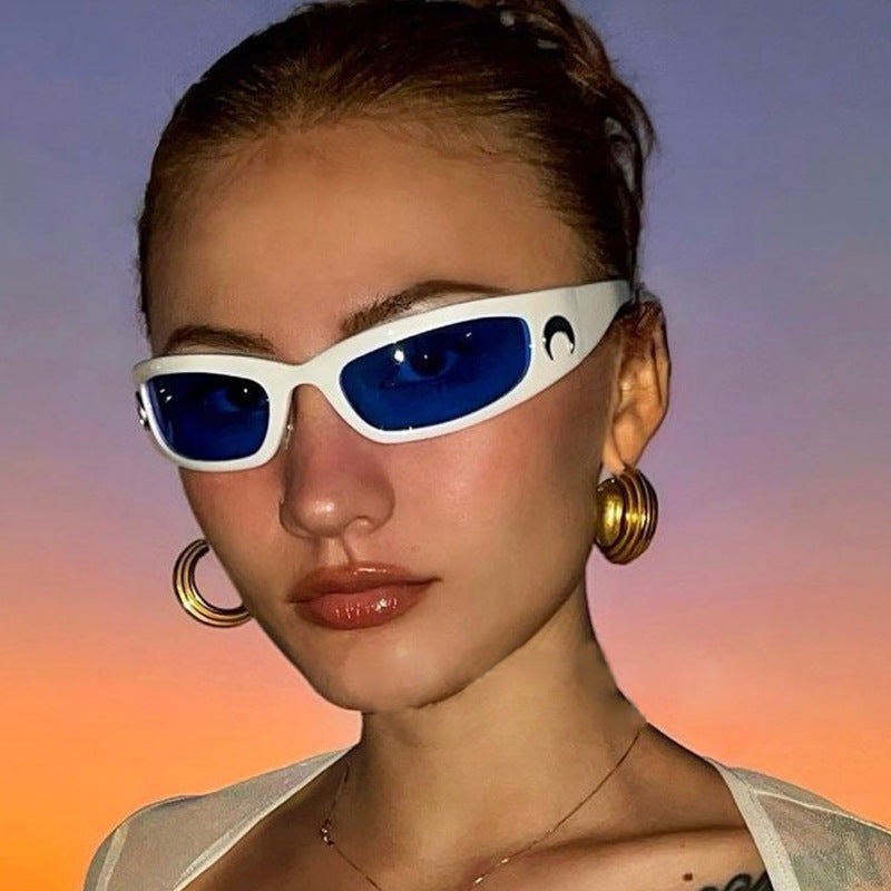 Web Based  Sports Cycling Glasses With A Sense Of Future Technology Sunglasses
