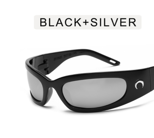 Web Based  Sports Cycling Glasses With A Sense Of Future Technology Sunglasses